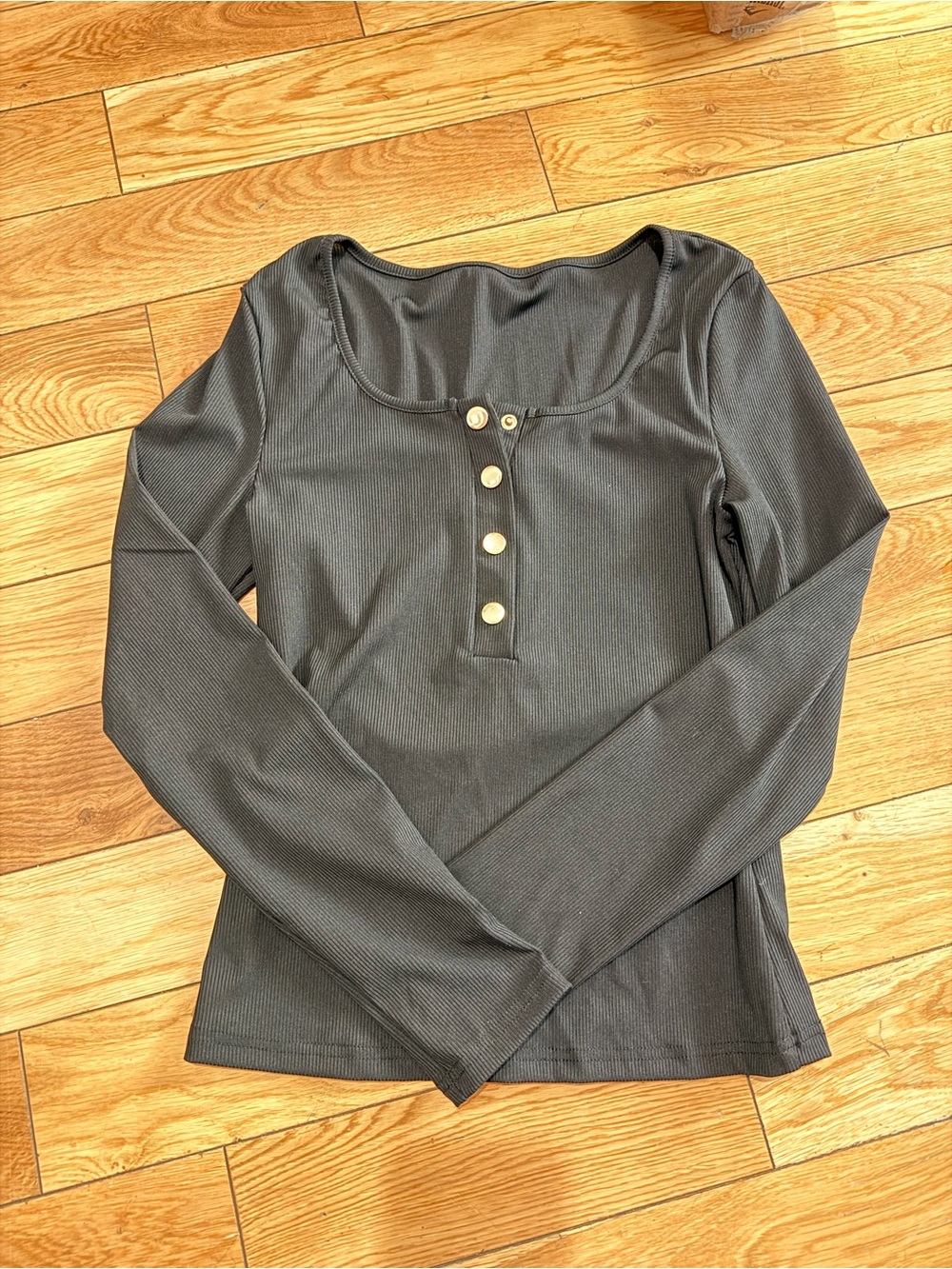 Long-Sleeve Scoop Neck